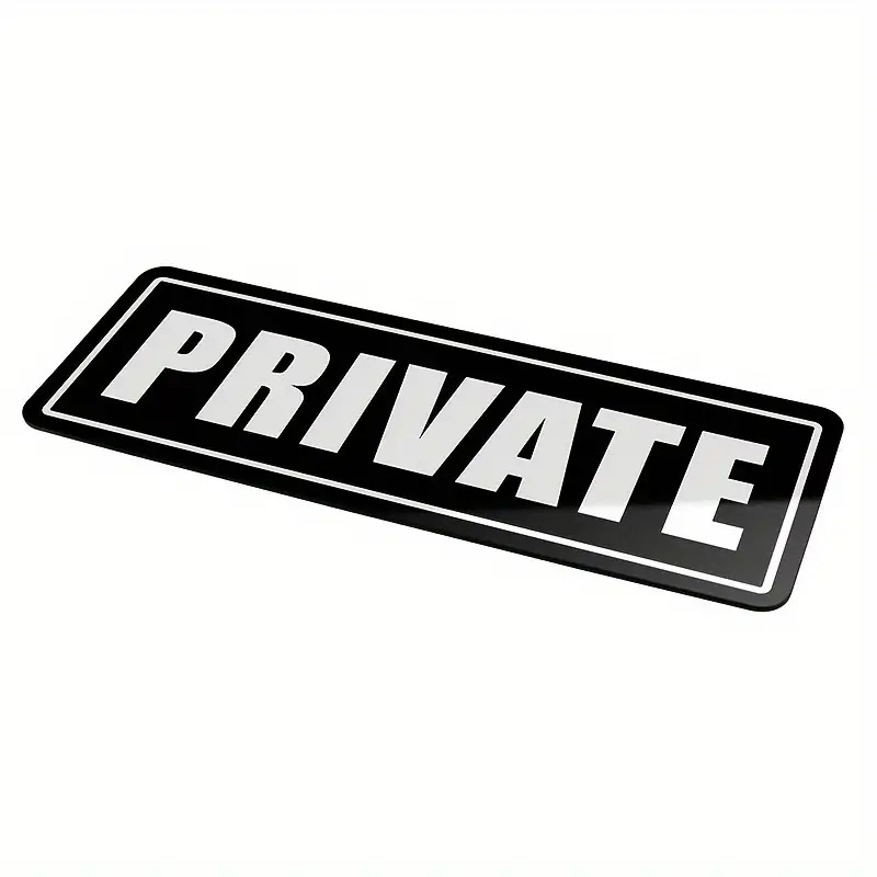 E-shop 2D Flat - [2D Flat] 2D Ebene, Kein - Private Schilder für Büros, Gewerbe und Wohnnutzung | Einfache Installation mit Kleberückseite | Robuste