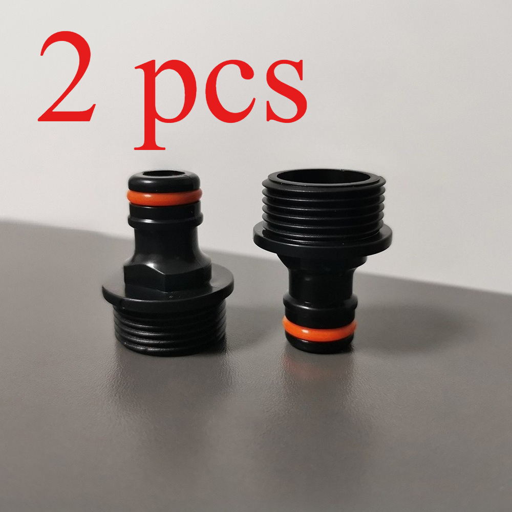 3/4" Brass Tap Connector Garden Hose Quick Gun Hose Fittings Garden Watering Tools