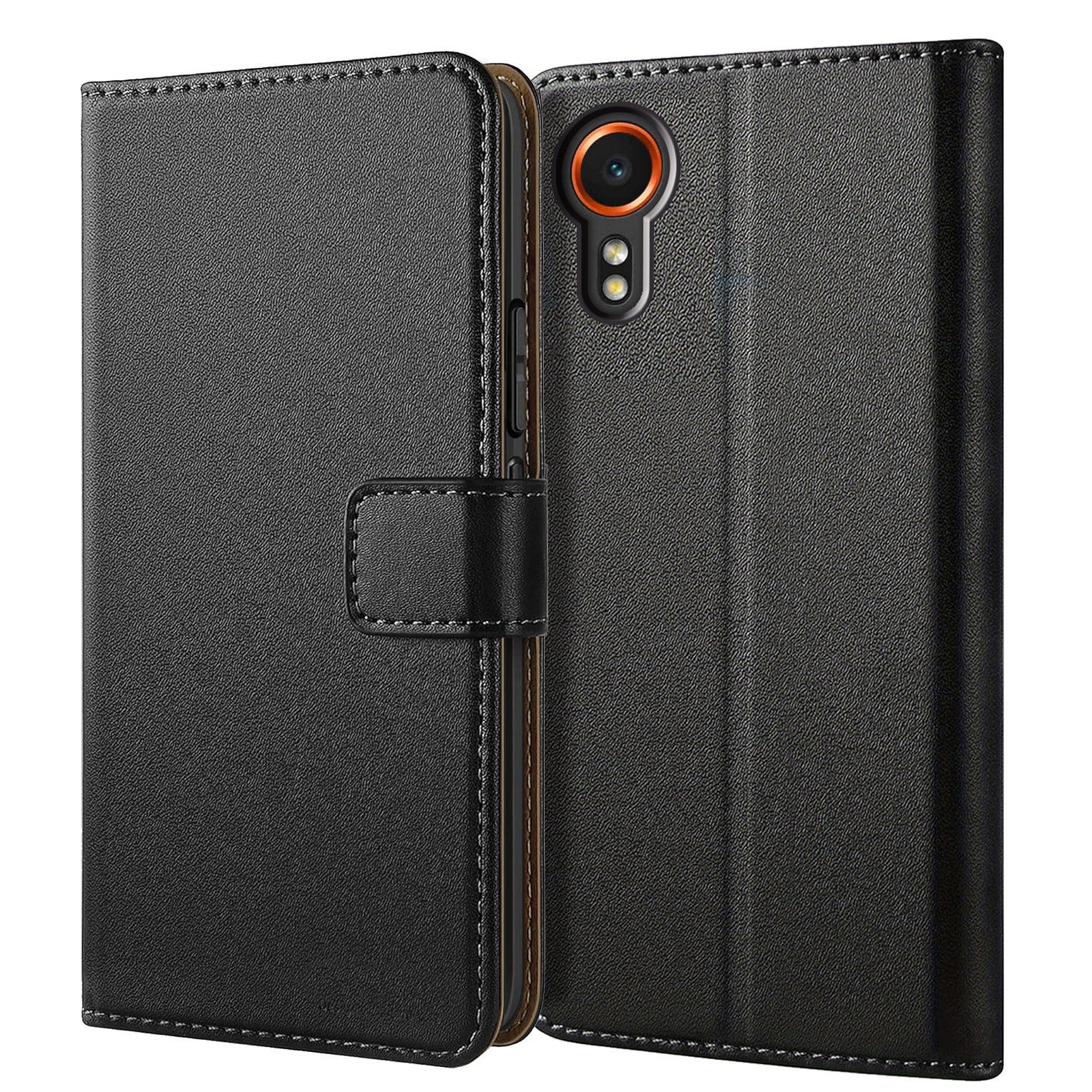 TEMU Phone Case: Case For For 7 Wallet Case With Kickstand Black Faux Leather Card Slot Flip Protective Phone Case Cover