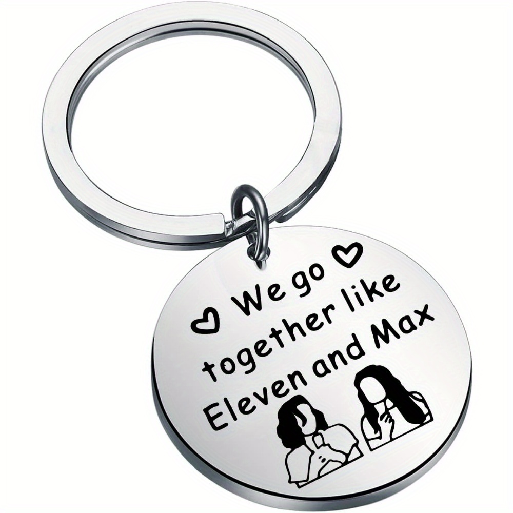 Keychain for The Eleven And Max Gift TV Show, Featuring Friendship  Jewelry