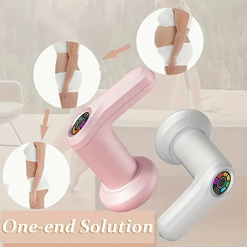 New Multifunctional Electric Body Fat Massager, Handheld Body Shaper with LCD Display and 5 Massage Heads, for Body Relaxation, Sculpting Good Physique, Suitable for Abdomen, Legs, Waist, Neck, Best Choice for Valentine'S Day, Suitable for Home and Gifts