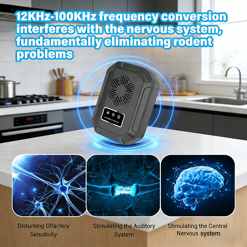 Sycees New AI Sonic Wave Technology Household Pest Repeller - Wide Coverage, Smart Sonic Wave Technology, Non-Toxic and Odorless Indoor Insect Control, Safe and Humane Rodent, Mosquito, Fly, Cockroach, and Spider Eliminator, Modern Pest Repellent