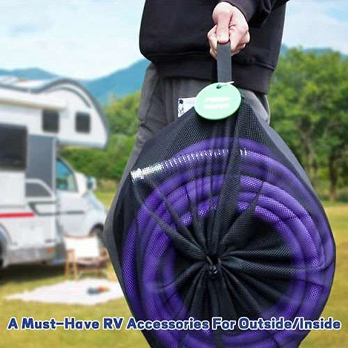 4-Pack Caravan Hose Storage Bags – Heavy Duty Oxford Cloth For RV Water Hose & Cords