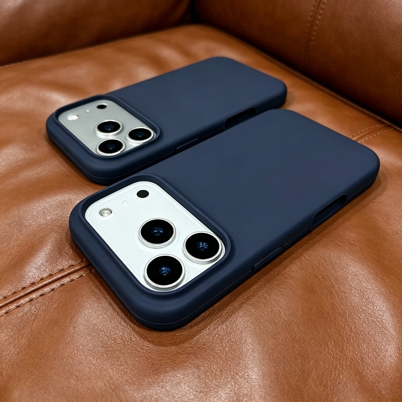 TEMU para Teléfono - 1 para Teléfono Nueva con Tela de Terciopelo Incorporada, Color Sólido, Estilo Compatible con iPhone 17 Pro Max, 13 Pro Max, 11,
