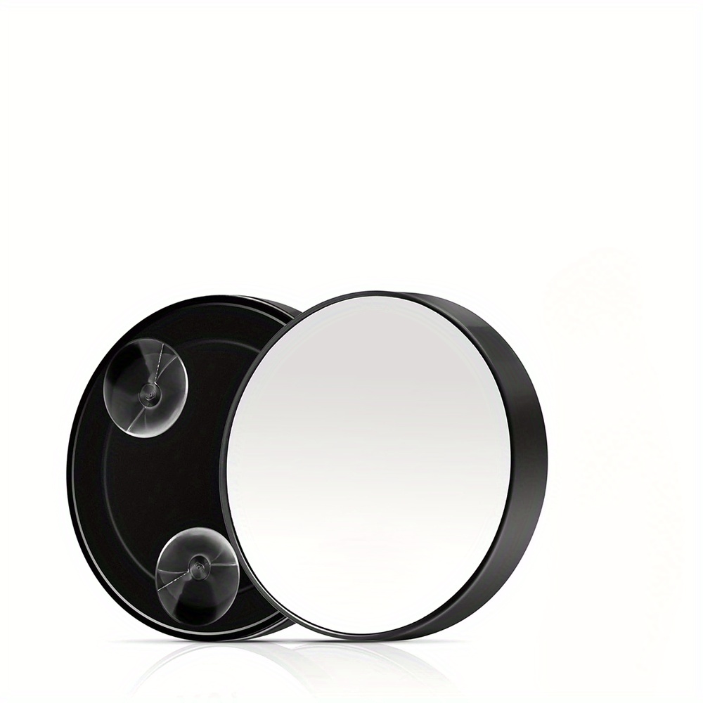 Image of 30x Magnifying Mirror, Magnifying Mirror Suction Cup, Travel Makeup Mirror With Precise Tweezers, Compact Mirror For The Removal Of Female Facial Hair, 3.5 Inches (black)