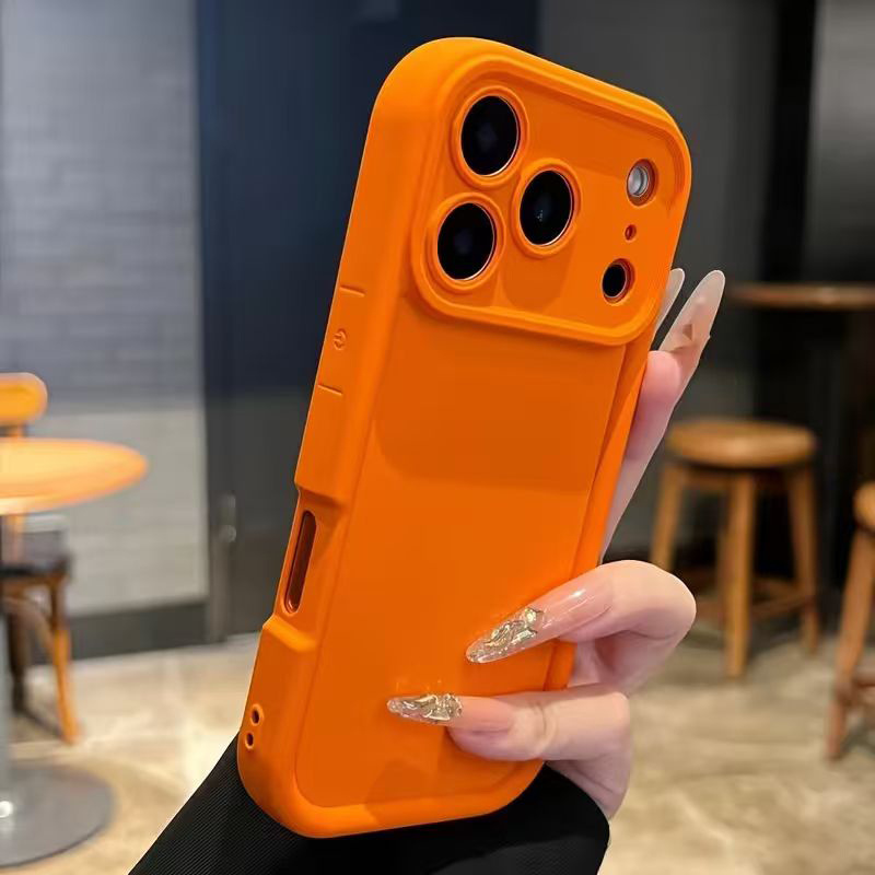 E-shop Handyhülle - Solide Bonbonfarbe Hülle für iPhone 17 16 15 14 12 13 11 Pro Matte Weiche Silikon Stoßfest (Vollständiger Kameraschutz) Handyhülle