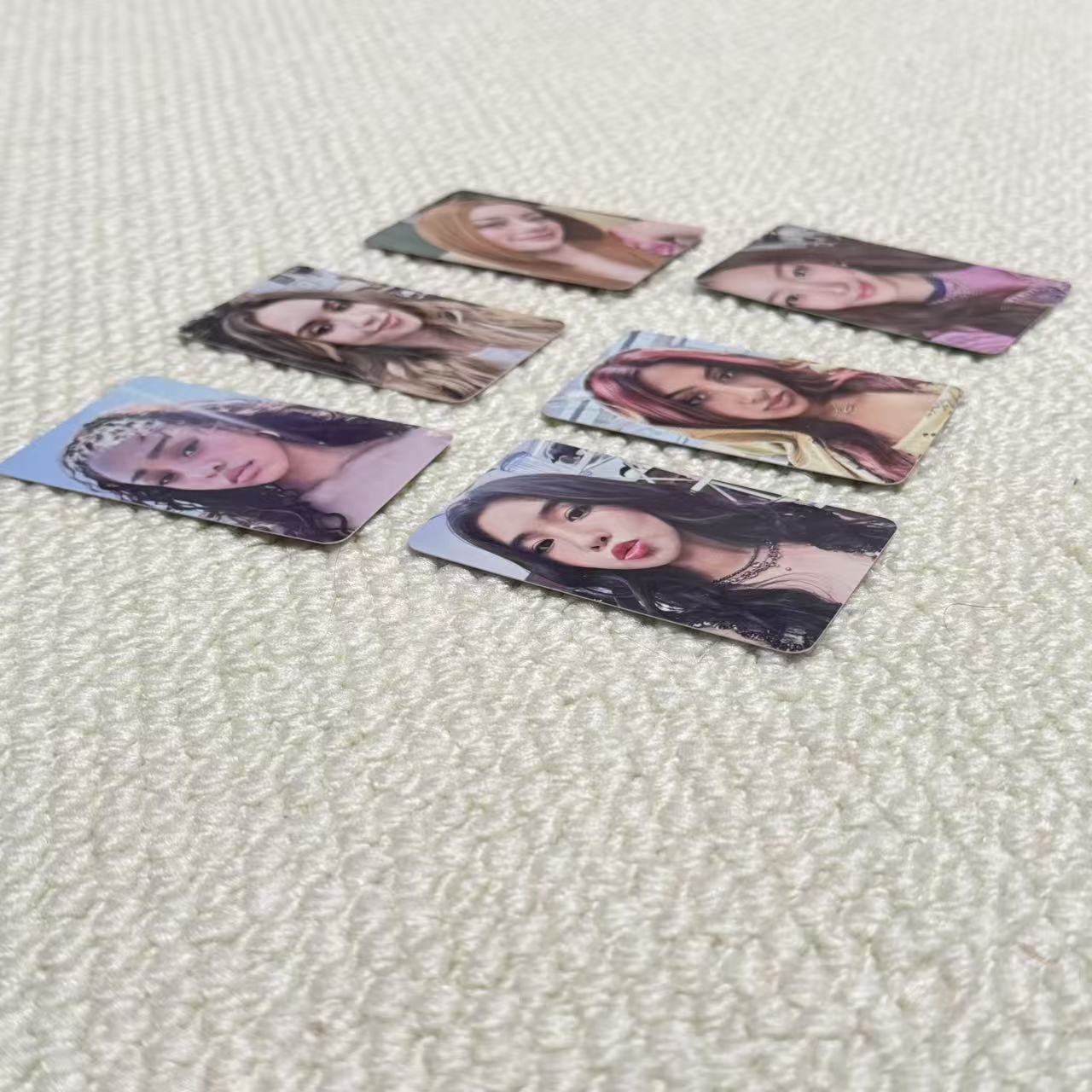 Image of 6pcs K-a- Light-stick Photo Cards - Collectible Trading Card Game Suitable For Fans Gifts, Name Backs, High- Merchandise For Birthdays, Card Game Collectibles -a- Group Fans