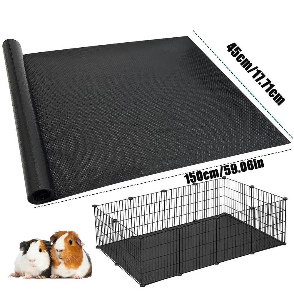 Large Washable Guinea Pig Mat | Reusable Pet Liner, , Non-slip For Rabbit, Ferret, Hedgehog Bedding | Cage Playpen Pad, Small Animal | Cost- Disposable Alternative