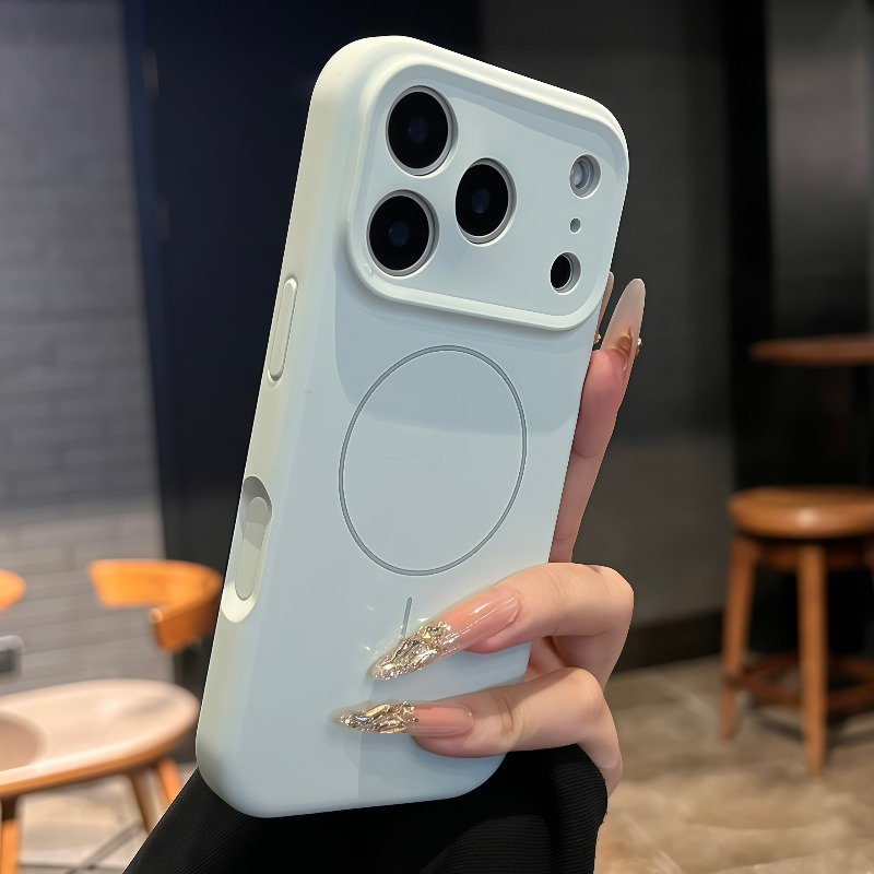 TEMU para teléfono: Compatible con Apple iPhone 17 Pro Max, nueva magnética líquida a prueba de golpes para Apple 16/15/14/13