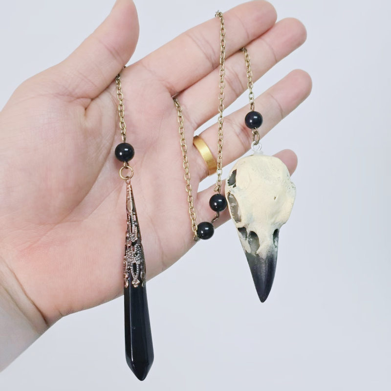 E-shop Eine schwarze Kristallpendel-Dekoration im Stil einer Krähe, geeignet für die Wohnungsdekoration in Wohnzimmern, Schlafzimmern und