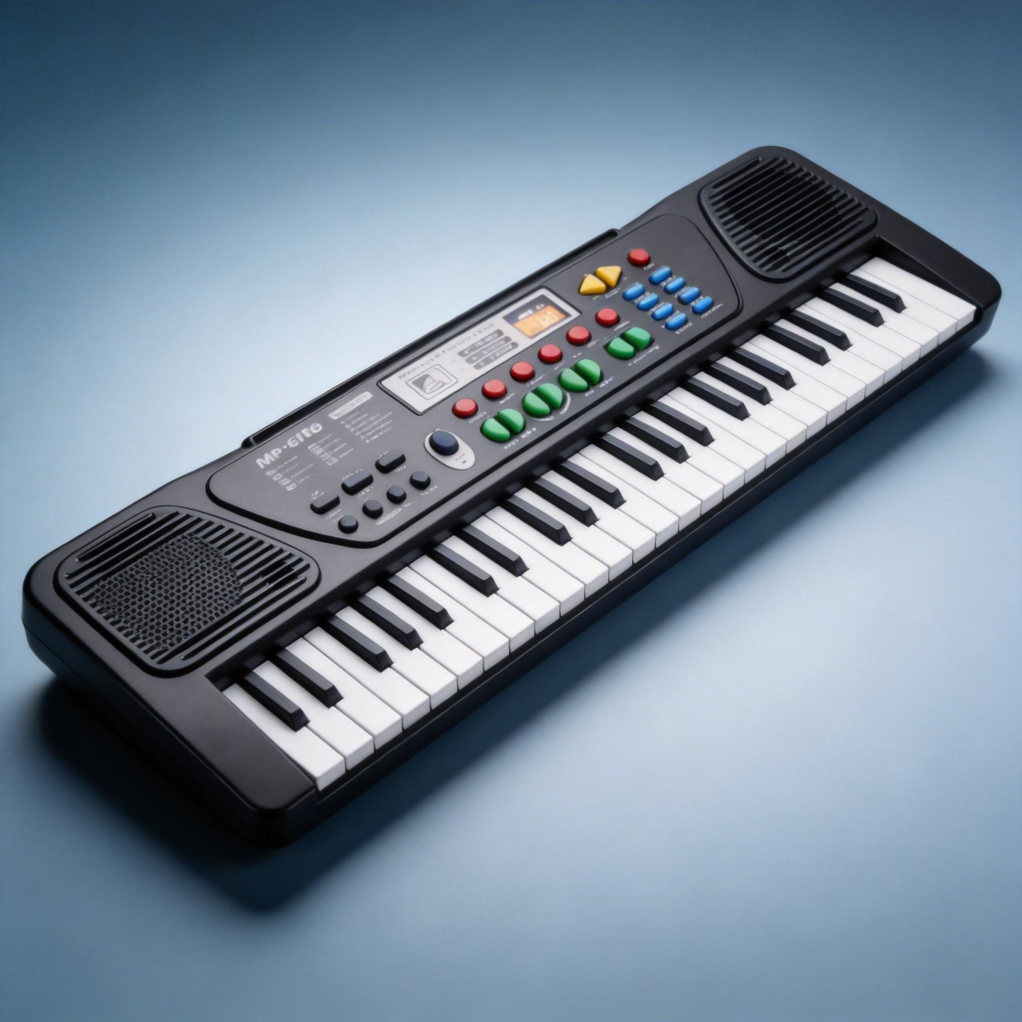 61 37 key beginner electronic keyboard full size keys 6 demo songs with microphone music sheet   perfect birthday gift