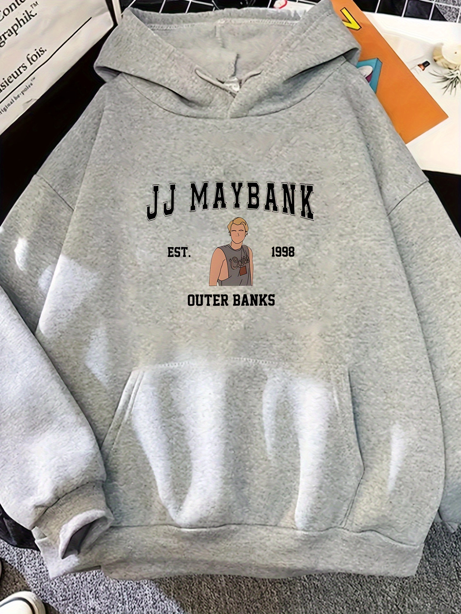 jj moletom casual com design Temu Brazil