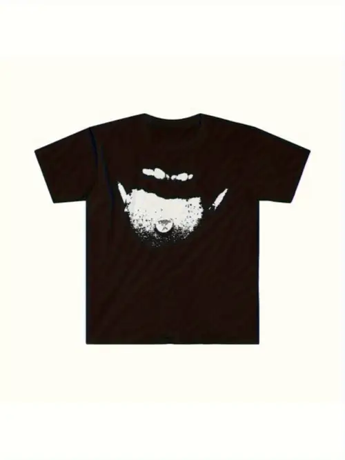 Men's Letter Print Graphic T-Shirt - Hip Hop Style Crewneck Short Sleeve Tee, Casual Streetwear Top