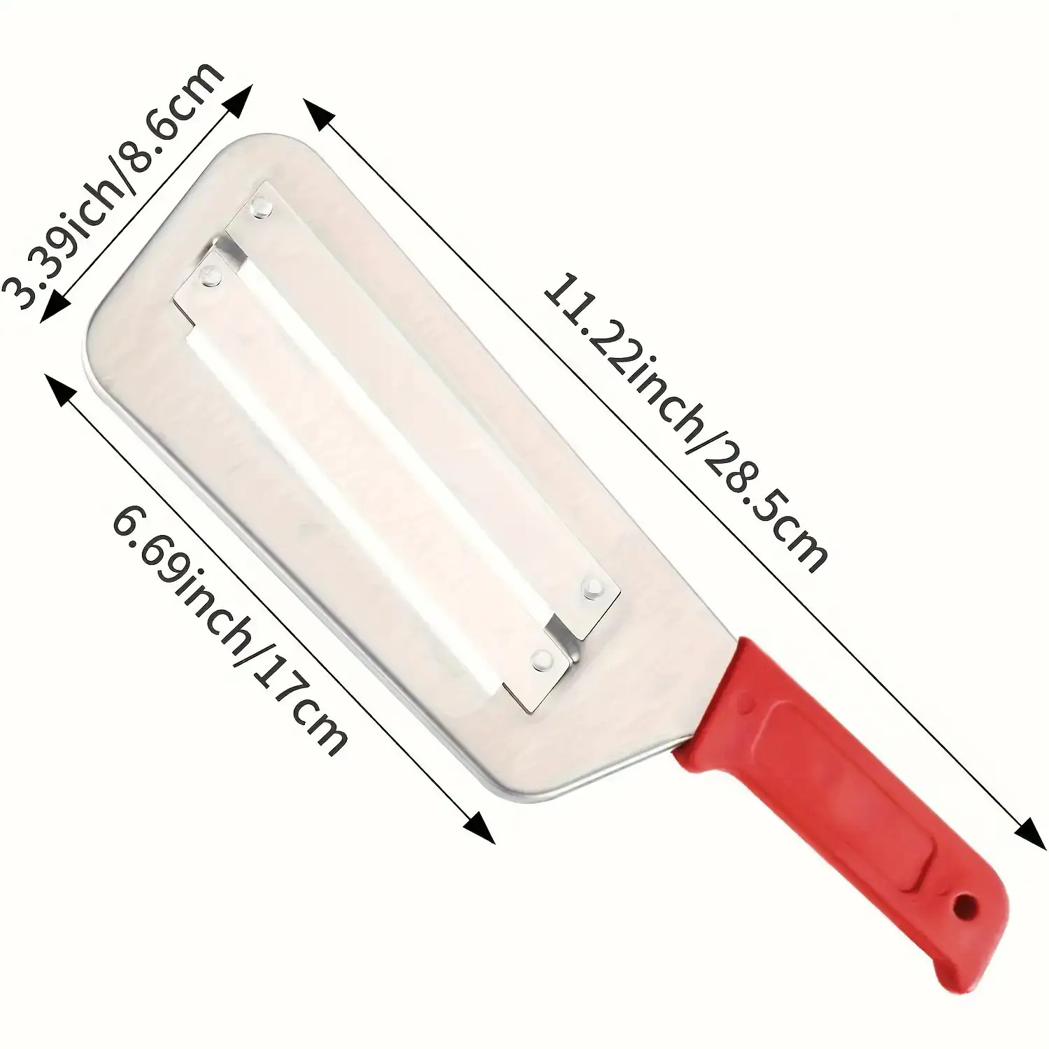 Stainless Steel Cabbage Cutter, Manual Vegetable and Fruit Cutter, Kitchen Small Tools, Suitable for Pickles and Salads- Can Be Washed in a Dishwasher- Perfect for Restaurant and Home Kitchens, Christmas, Halloween, Thanksgiving, Holiday Gifts