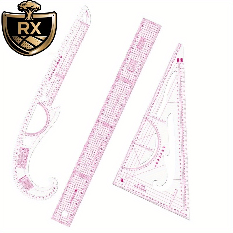 TEMU 1 Set Of Board Making, Plate Making, Tailoring Ruler, Multifunctional Board Making Ruler, Grading Ruler, Sewing Clothing Ruler, Design Ruler