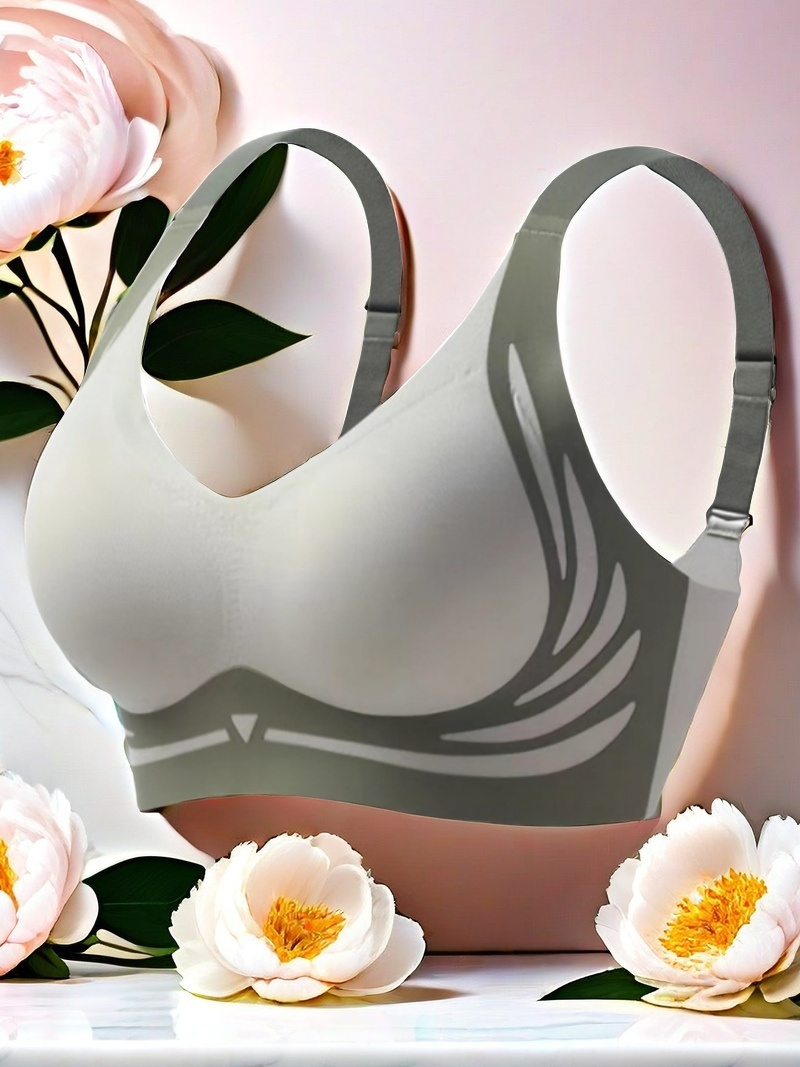 6 pack womens seamless wireless bras lightweight breathable moisture wicking push up bralettes with adjustable cross back straps non removable padded cups for everyday   elegant solid    able undergarment sleek bra design lightweight bra durable construction supportive undergarment casual attire Product details 4