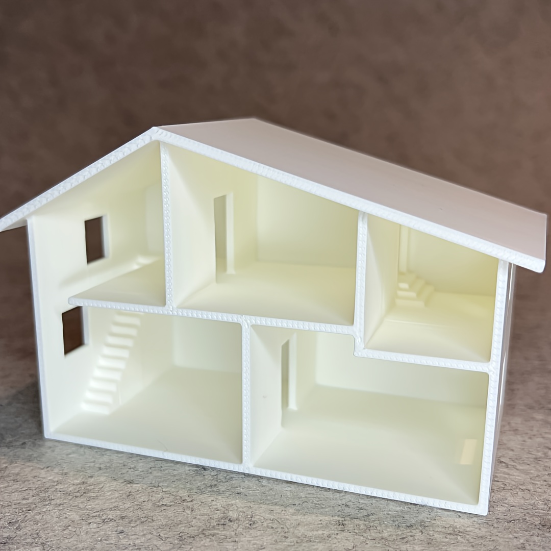 2pcs miniature house model dollhouse durable plastic suitable for indoor outdoor decoration diy dollhouse for collectors with rooms dollhouse for christmas valentines day gifts new year decorations   house for