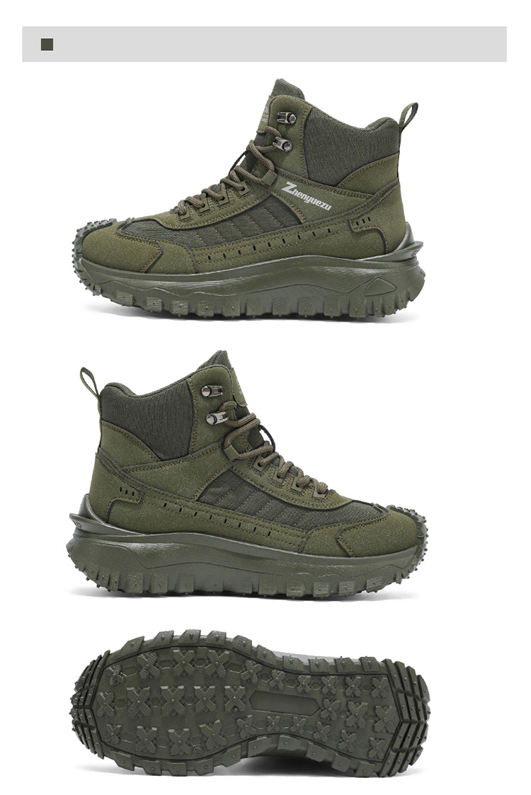 Nuevos Botas de Senderismo Deportivas de Caña Alta Oversize para Otoño, Cómodas Zapatillas Casuales Ligeras de Suela Gruesa, Adecuadas para Actividades al Aire Libre Durante Todo el Año, Caminar, Viajar, Escalada y Equipo de Camping