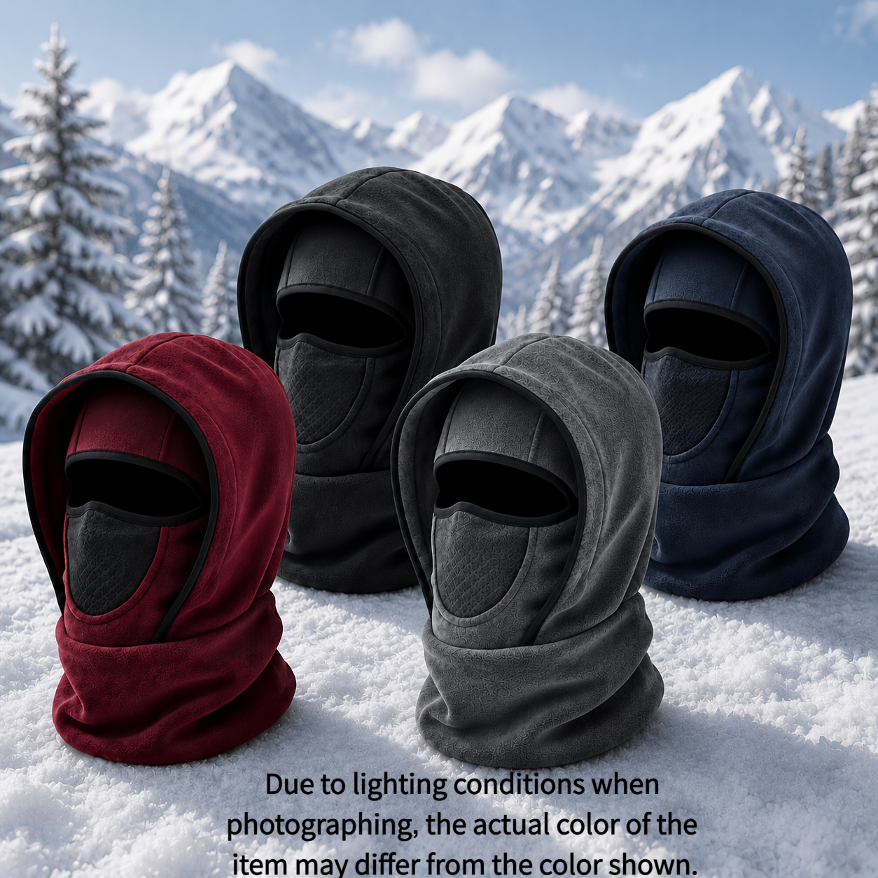 Outdoor Sports Thermal Hat, Unisex Face and Neck Cover