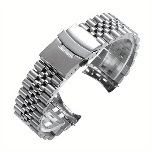 20mm 22mm solid rustfrit stål bånd til 007/009 buet armbånd herresportsrem