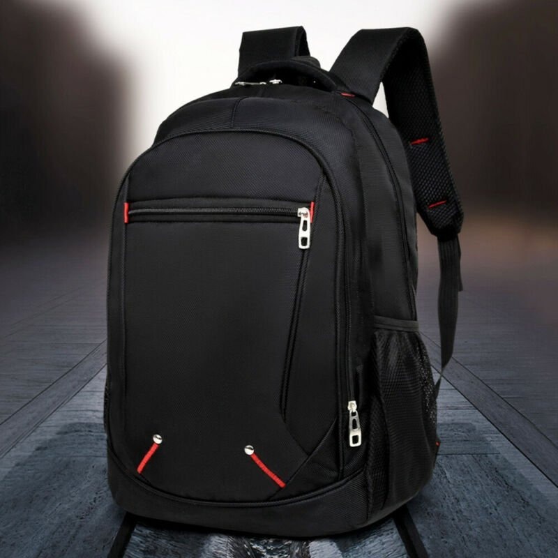 Multipurpose Nylon Daypack For Men, Durable Laptop Bag With Padded Compartment, Adjustable Straps For Commuting & Daily Use