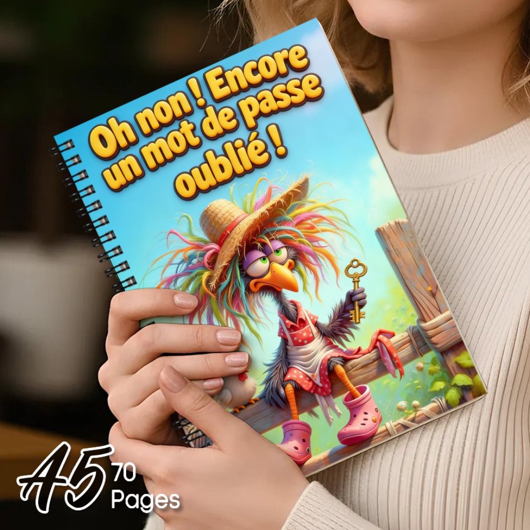 TEMU 1pc French Password Notebook, For Internet And Computer Login, Cute Design French Version Password Planner, Gift For Women, Suitable For Home Or