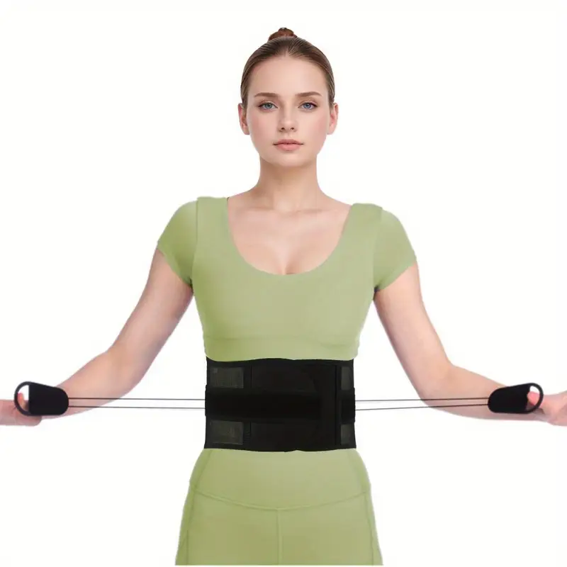 1pc adjustable sports belt breathable mesh   double drawstring sports belt unisex waist protection belt for outdoor sports hiking camping fitness office etc Product details 8