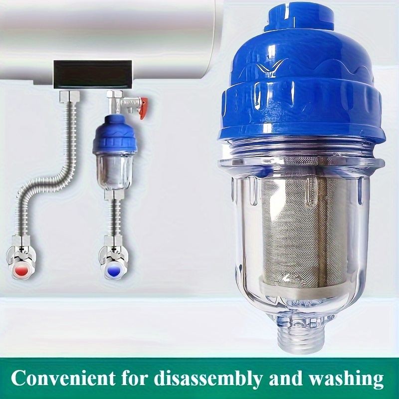E-shop Gartenfilter - Bewässerungsschlauchadapter zur Entfernung von Kalkablagerungen, robuste Kunststoffkonstruktion, ideal für Wassersysteme im