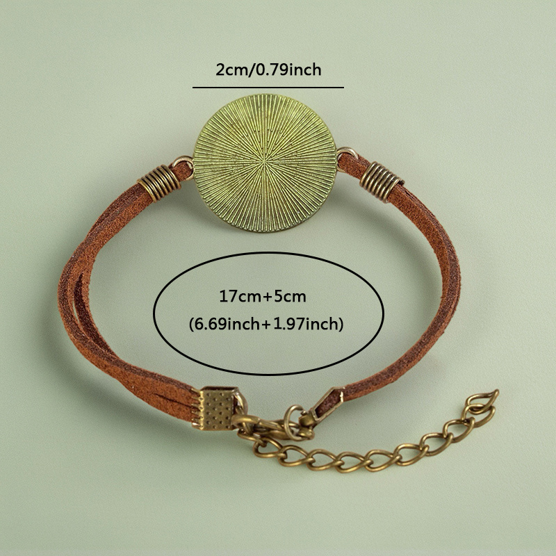 Galaxy Sunflower Handmade Glass Bracelets for Men