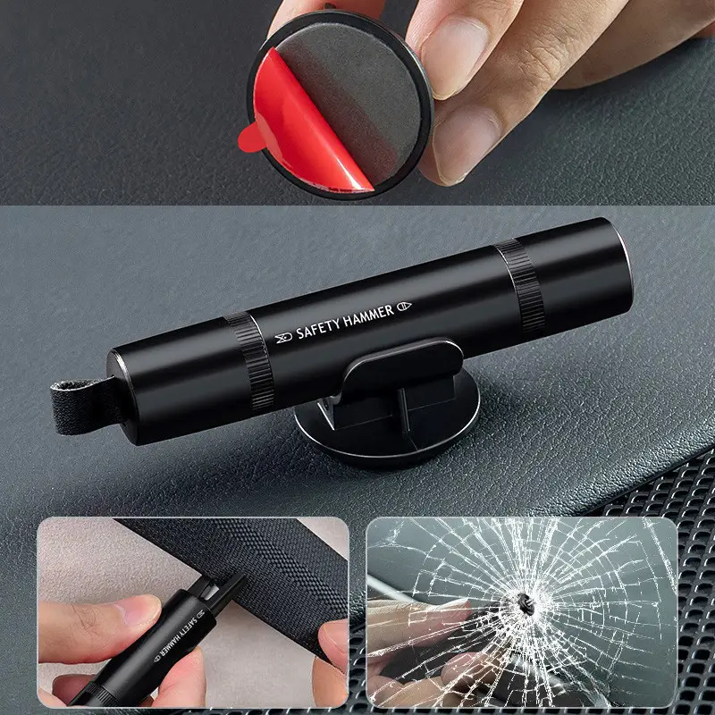 2 stk bilglassbreaker for bilnødverktøy biltrygghammers med cutter vindusbreaker og setebelteskutter bilvindusbreaker for bilglassbreaker bilvindusglassbreaker Produktdetaljer 0
