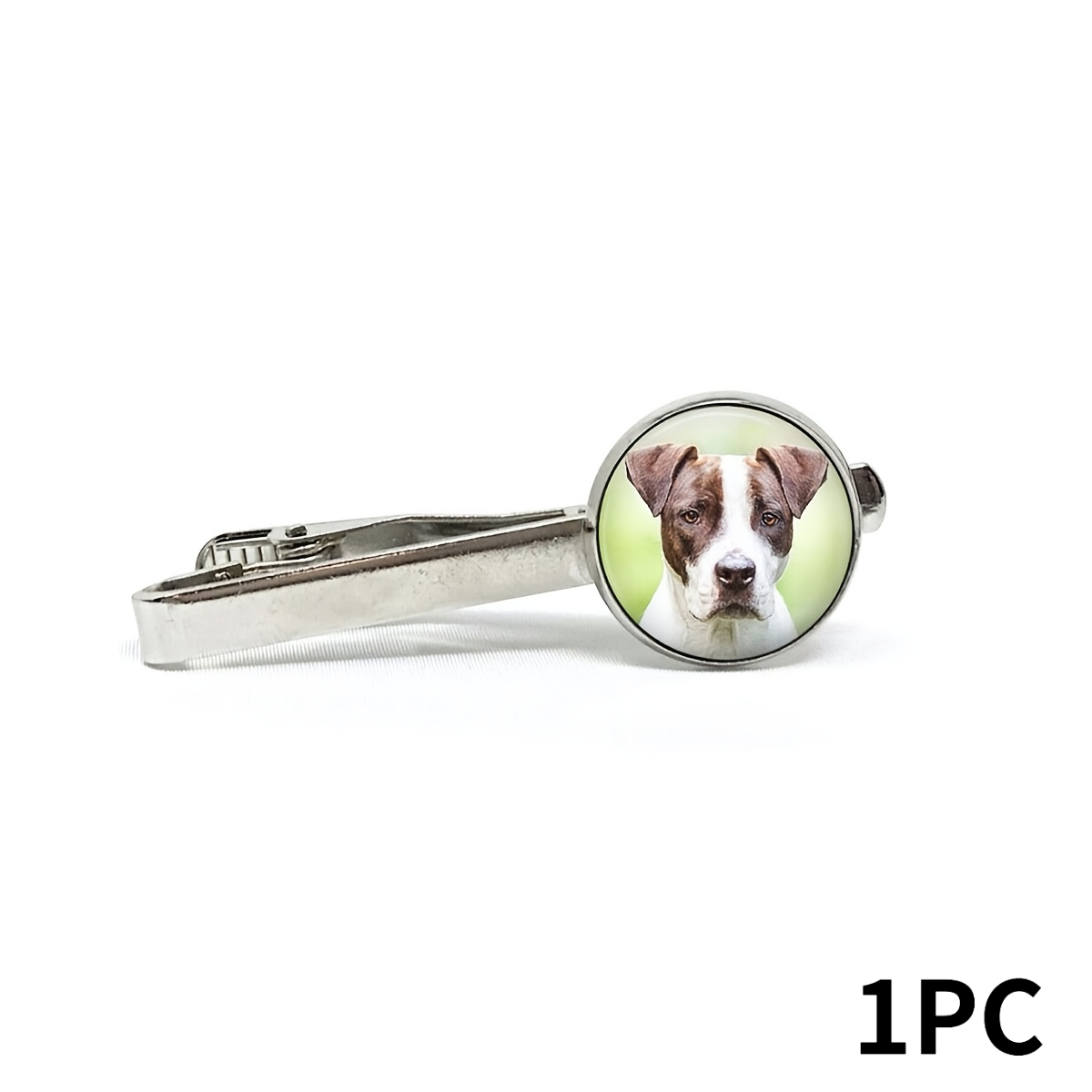 TEMU 1pc/personalized Custom Tie Clip, Perfect Father's Day Wedding Gift, High-end Private Customization With Custom Photo, Ideal Gift For Groomsmen,
