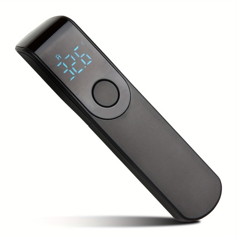 Non-contact Infrared Thermometer – Object & Pet Use, Temperature Alarm, Battery Operated (batteries Not Included), Without Battery