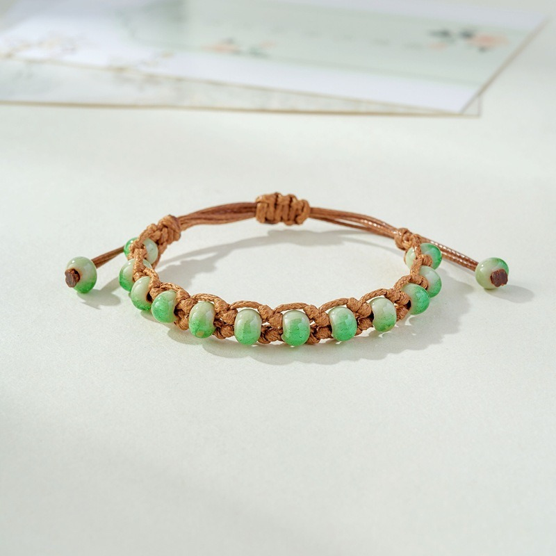 Boho Ceramic Bead Adjustable Bracelet for Women