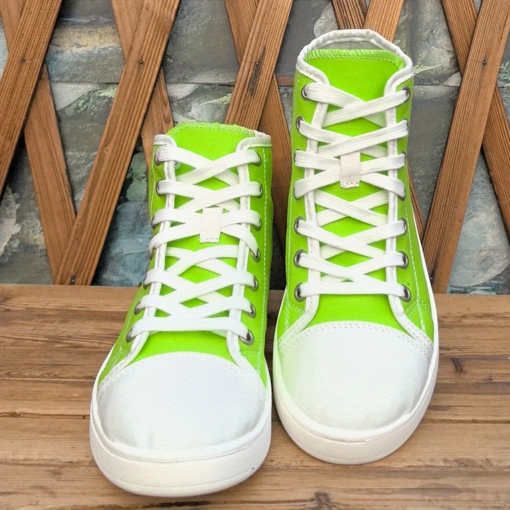 Sneakers, Women's High-Top Lace Skate Shoes with 2D Print - Premium Series, Fashionable and Design. Simple yet Elegant Style That Is Lightweight, Comfortable, Breathable, Moisture-wicking; Essential for Students During Back-to-school Season or