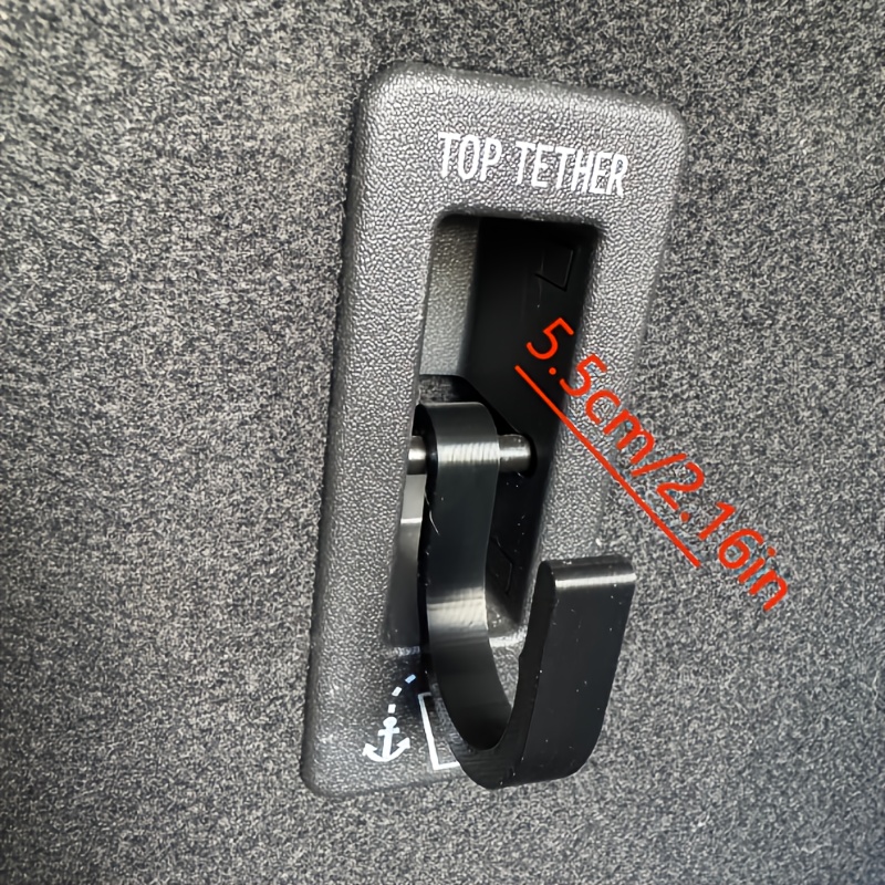 TEMU 4pcs Car Trunk Seat Umbrella Hook, Thickened Durable Universal Cars, Great Value Interior Storage Hanger, Practical Auto Accessory