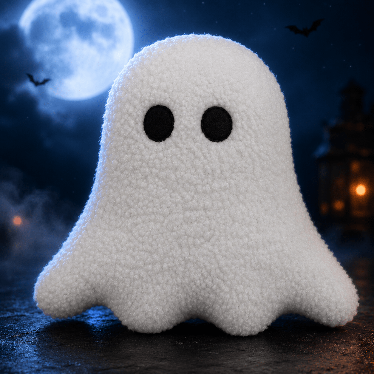 White Ghost Lamb Plush Toy, Creative Halloween Doll