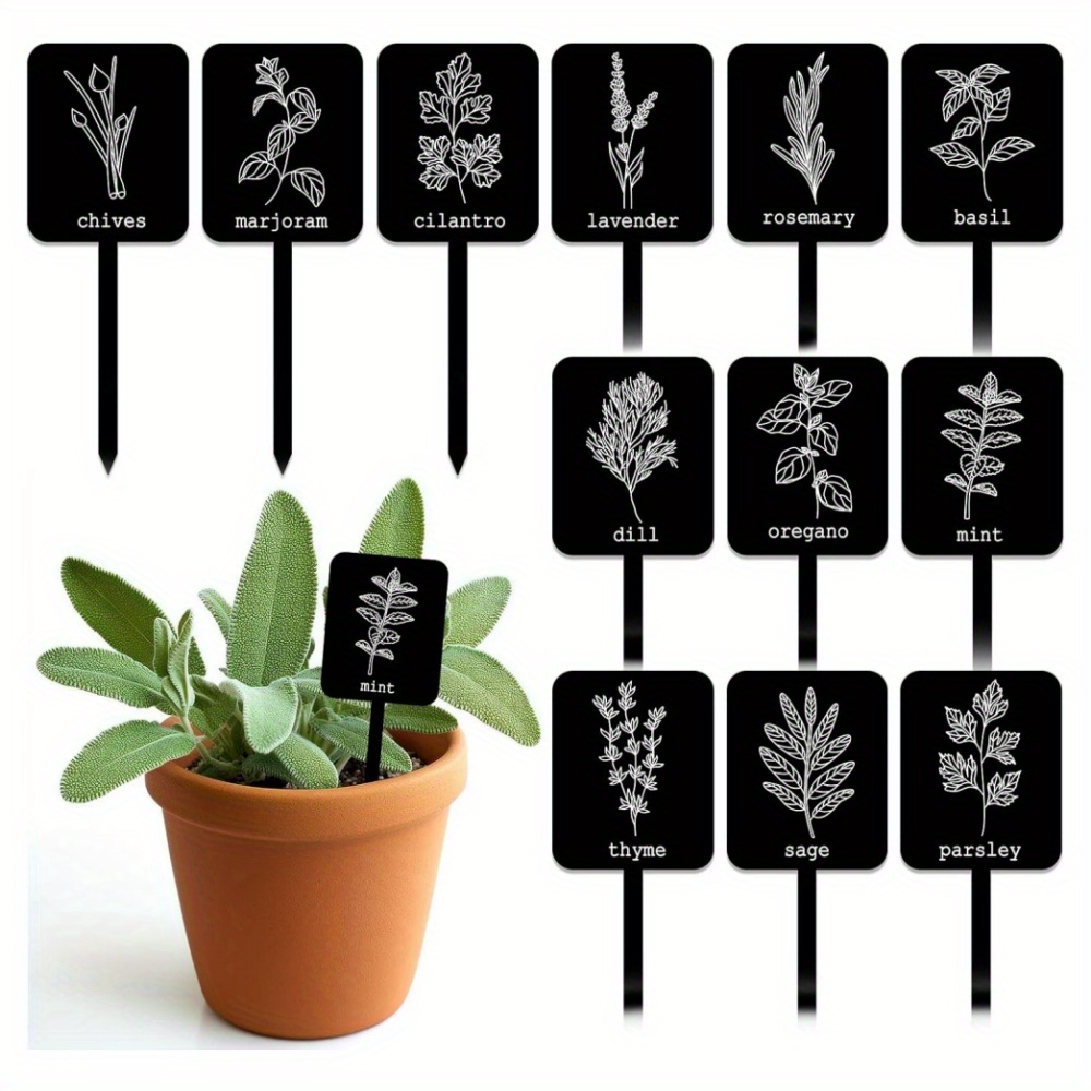 Produktbild von 50/100 Stück Weiße Pflanzenmarker-Tags, Wind- Und Regenfest. * Für Pflanz- Und Topf-Etiketten, Garten-Pflanzenetiketten Für Den Außenbereich