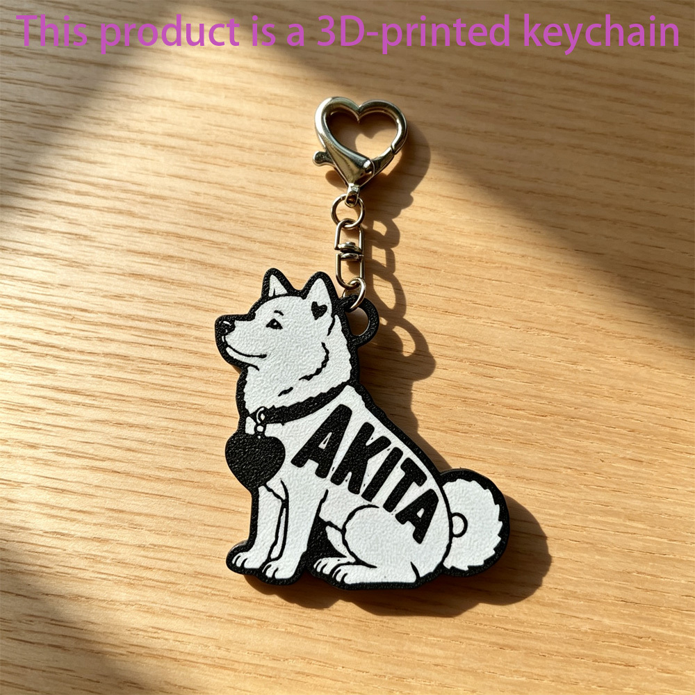 TEMU 1pc 3d Printed, Exquisitely Designed Keychain, Suitable For Car Keys, Keys, Holiday Gifts, Decoration, Unisex, Perfect Gift For , Family,