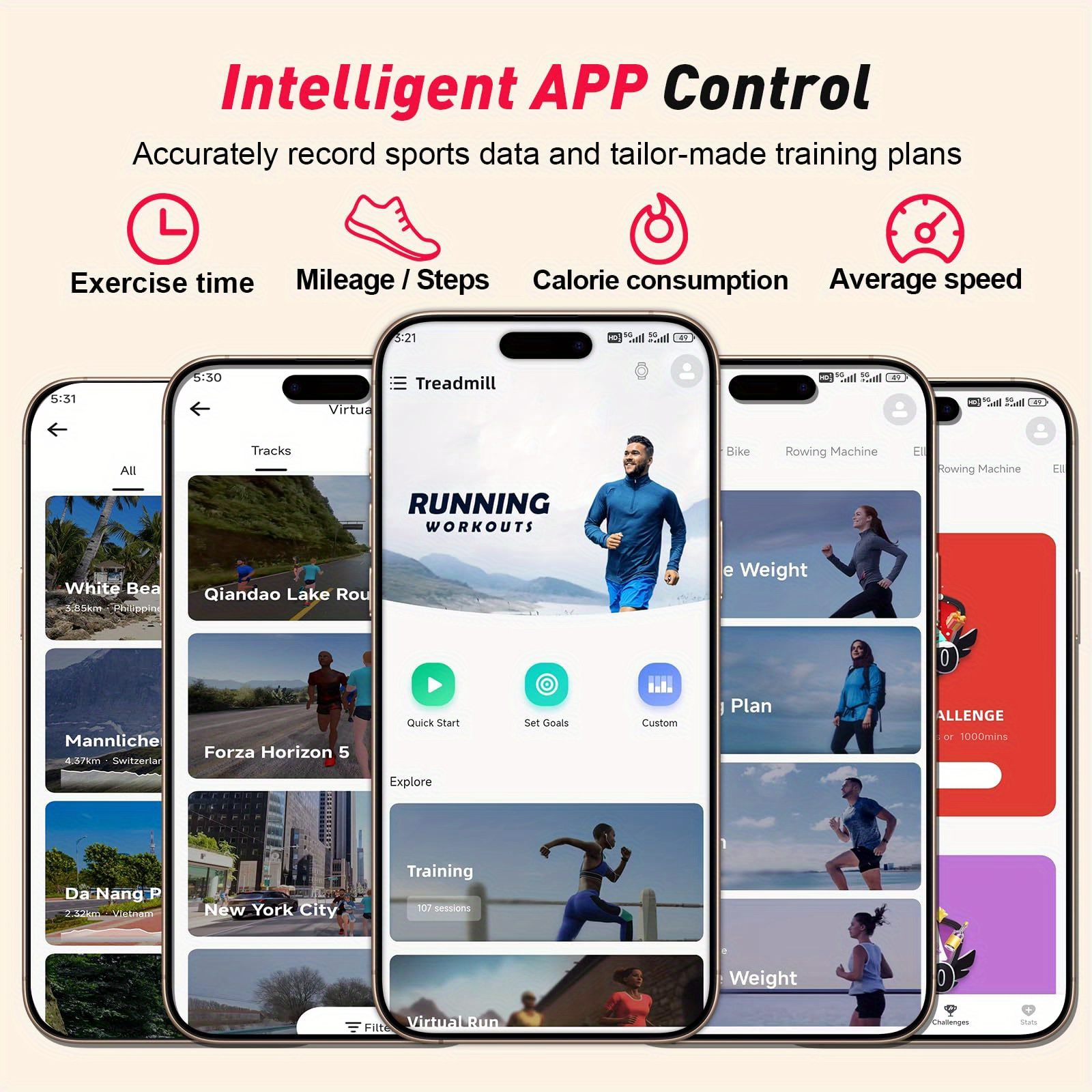 XMKEY Foldable Portable Treadmills for Home with 300 LBS Capacity, APP Control, Compact Small Walking Pad Treadmill for Office, Without Battery