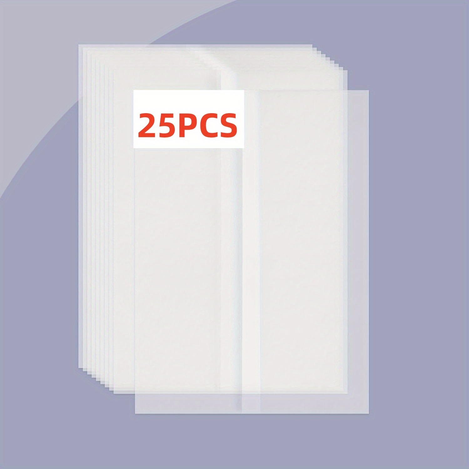 E-shop 12/25 Blatt 5X7 Zoll Vorgefaltete, durchscheinende Umschläge für 5 x 7 Zoll Einladungen, Ziegenhautpapier-Einbände, durchscheinendes Papier,