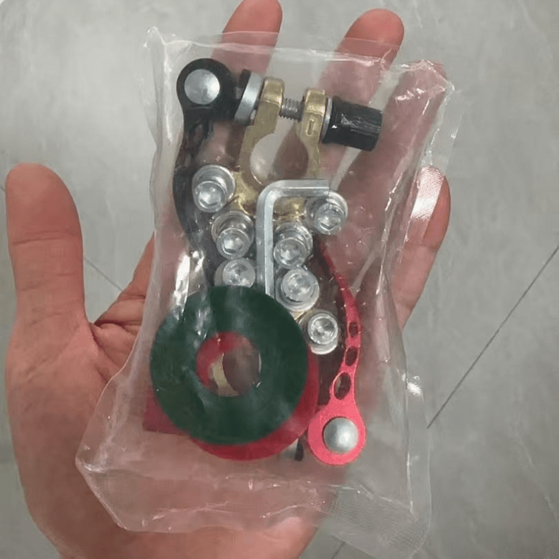TEMU 2pcs 12V 24V Bornes de batterie de voiture Connecteur de câble de faisceau de câblage de voiture à déconnexion rapide Connecteur de coupe de