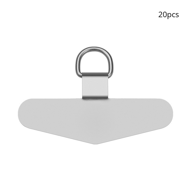 TEMU 20pcs Stainless Steel Phone Lanyard Connectors, Metal Phone Lanyard Clasps, Metal Phone Lanyard Plates, Metal Phone Patches, Universal Phone