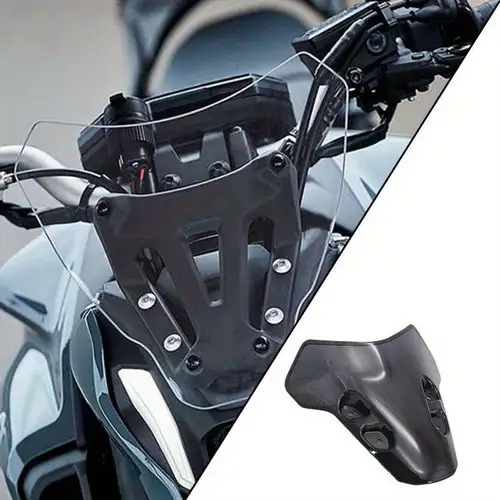 MT07 Voorruit Windscherm – Zwart – Voor Yamaha MT-07 2018-2020 – Strak Design & Eenvoudig Te Monteren