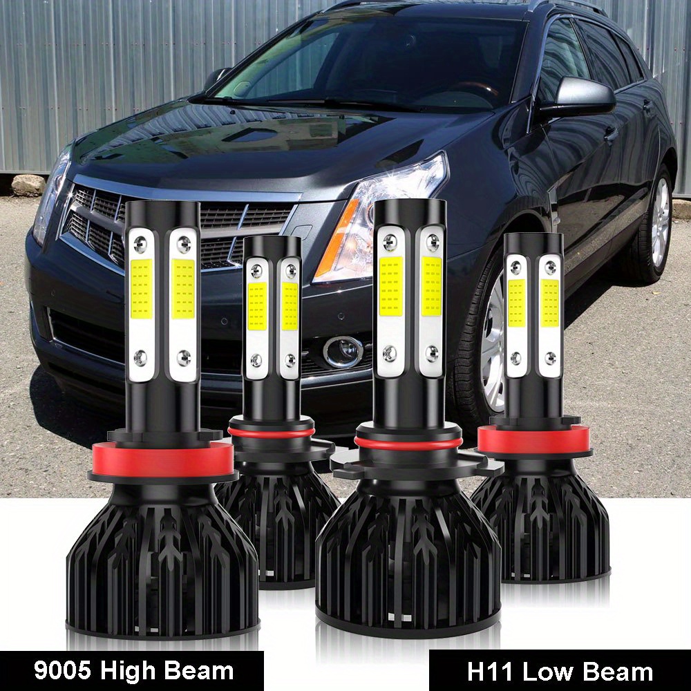 

4x 9005 H11 Led Headlight Bulbs For For 2007 2008 2009 2010 2011 2012 2013 2014 2015 6500k 4000lm Super , Fan, &