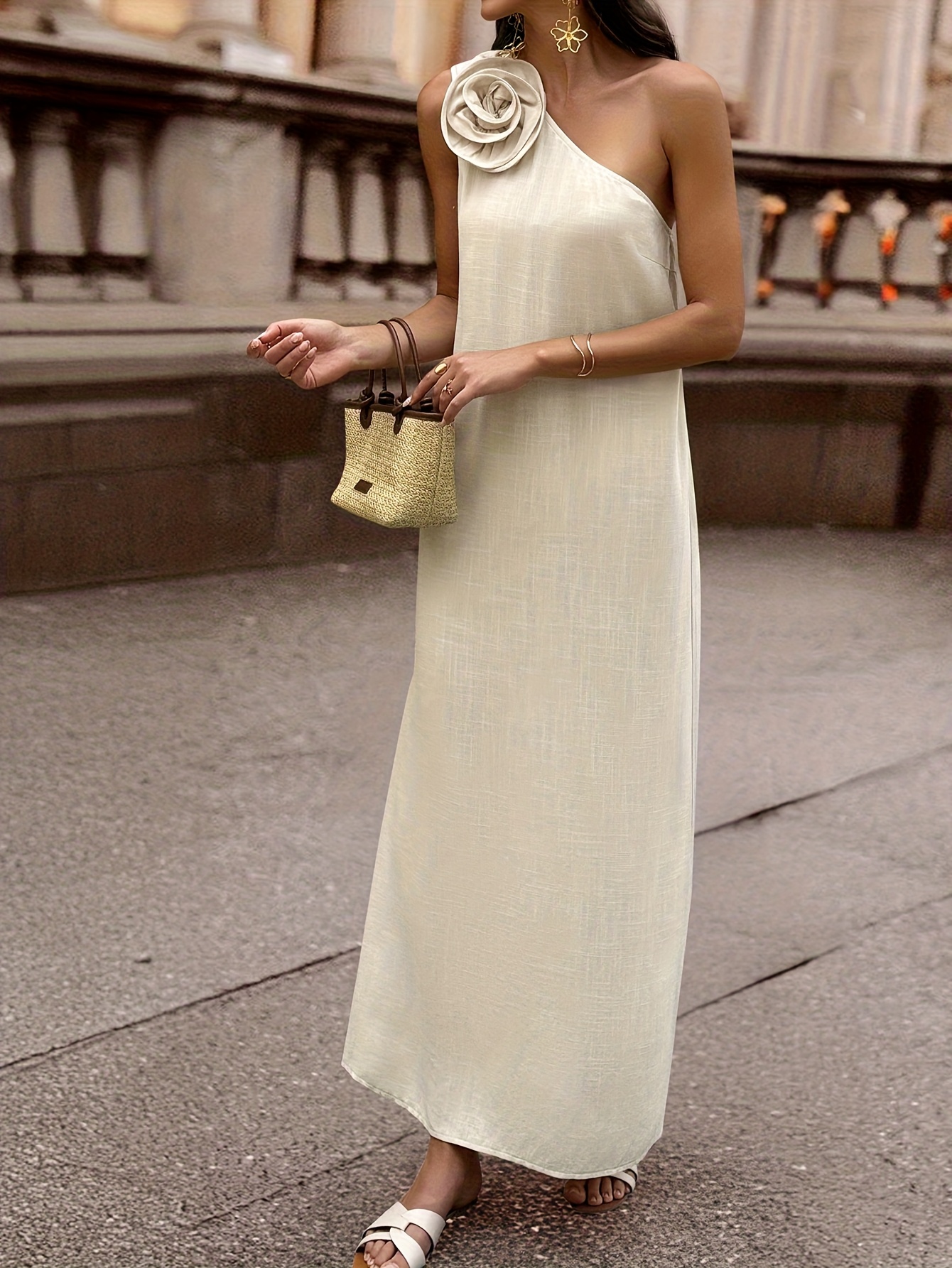 cream dresses for women - Oman