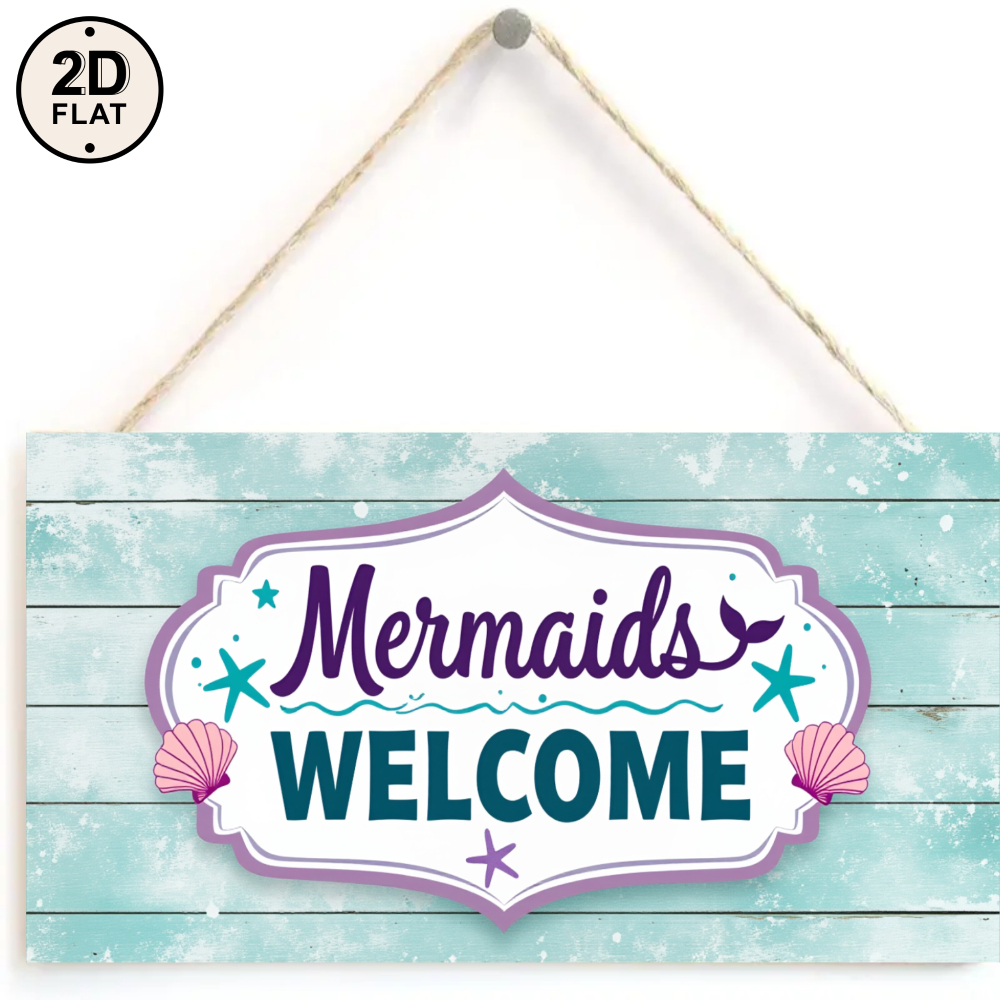 TEMU Panneau mural 2D plat sirène avec coquillages roses et de mer - Décoration artificielle adaptée aux fêtes de plage, panneau de , à fixer au mur
