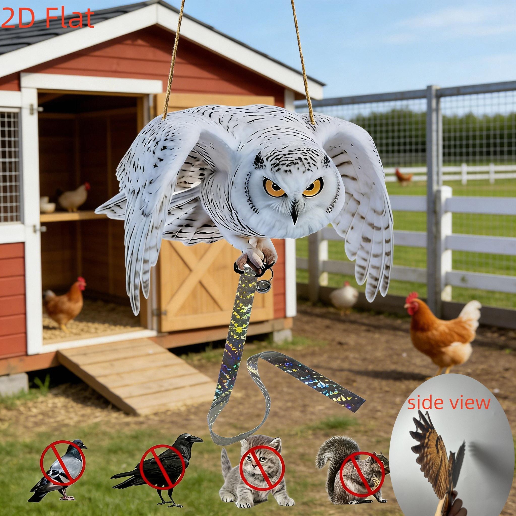 TEMU 2d Flat, Driving Bird Repellent And Reflective Tape - Suitable For Pigeons/ In Outdoor Gardens And Farms, Multi-colored, Anti-crow, Pigeon
