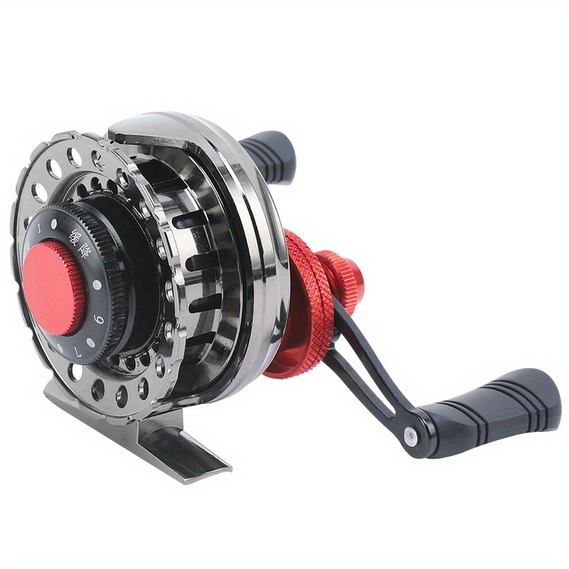 TEMU Micro-lead Raft Fishing Reel Magnetic Slow-drop Raft Reel Front Reel Ice Fishing Reel Fishing Reel Fish Line Reel