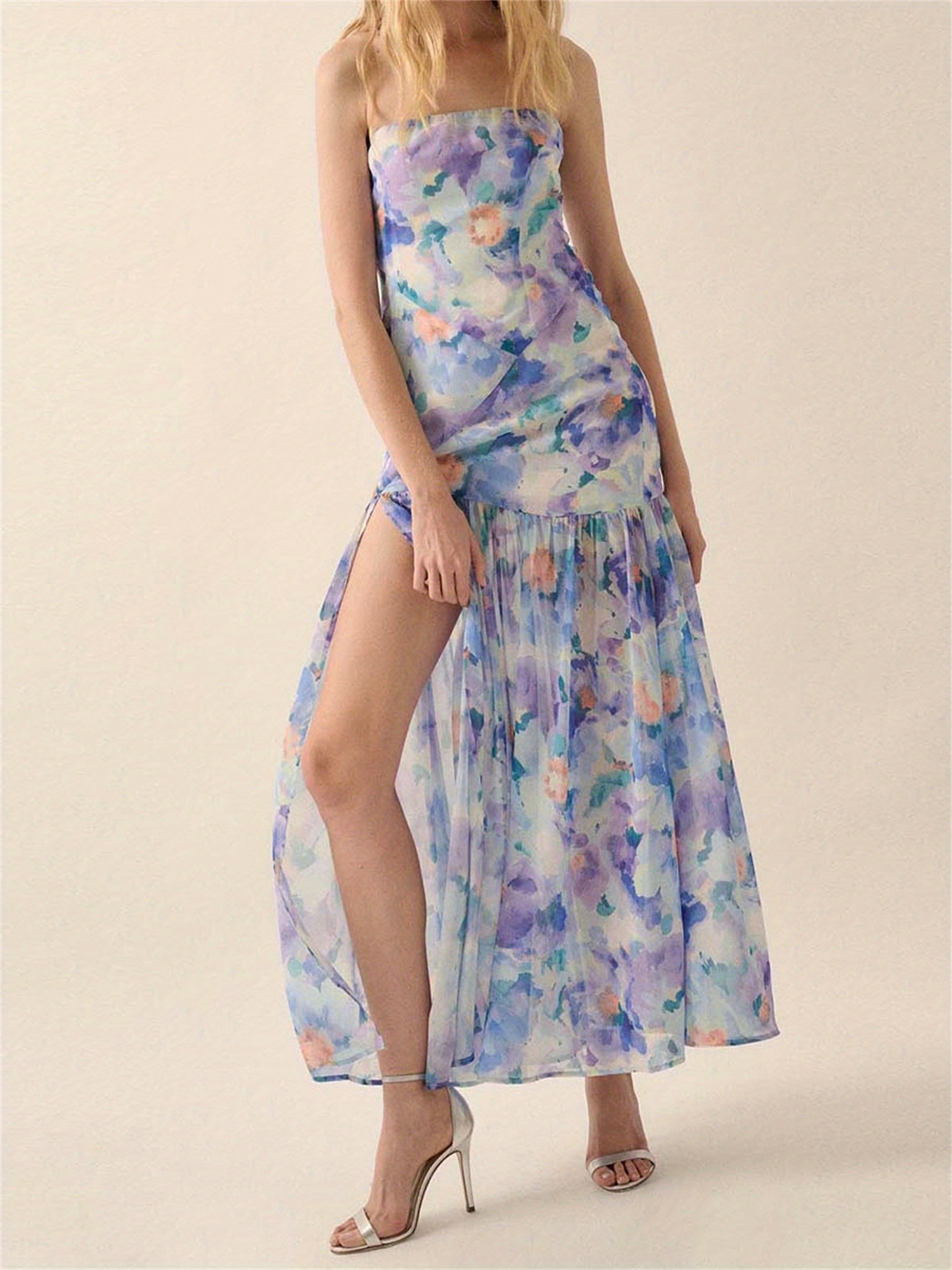 dresses for a second wedding on the beach Miami Bandeau Maxi Dress