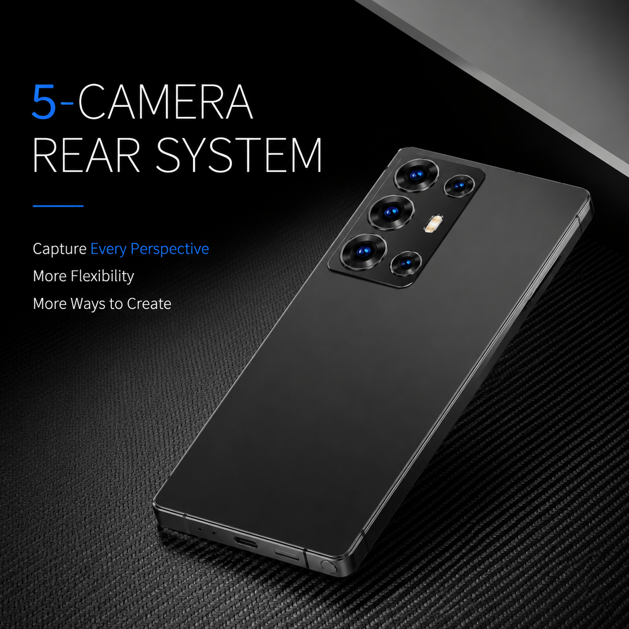 high definition camera unlocked mobile phone with 4gb 64gb large memory vivid photos 6 8 inch screen   and portable body Product details 5